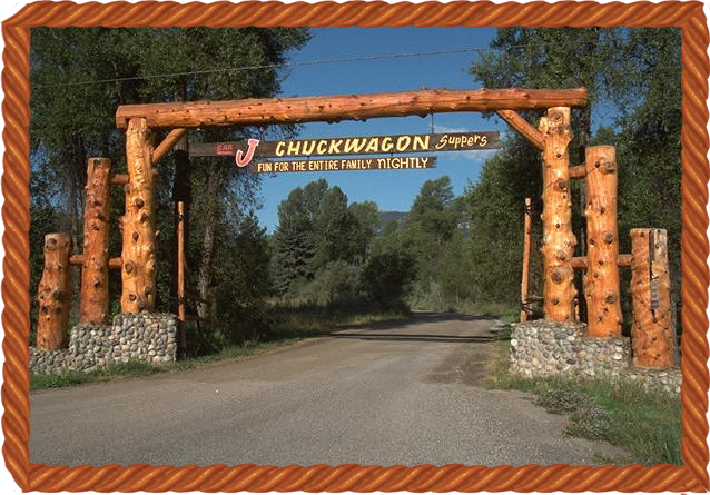 Bar J Ranch Front Gate