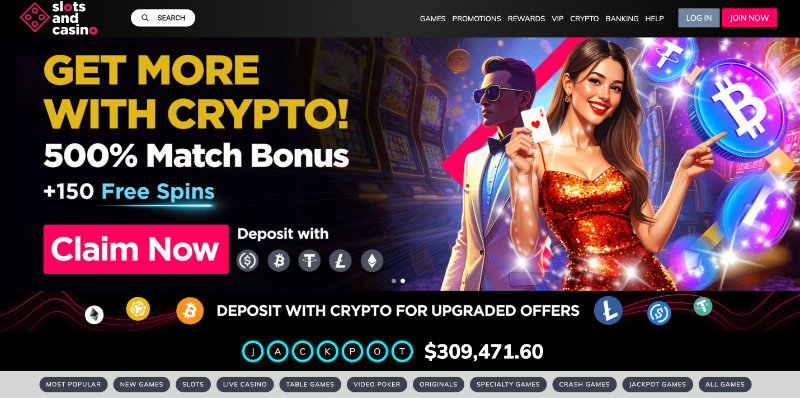 SlotsandCasino offshore casino US